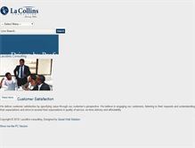 Tablet Screenshot of lacollins.com